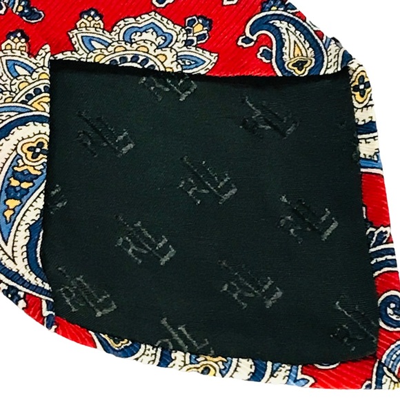 Lauren Ralph Lauren Paisley Design Necktie - Picture 6 of 6